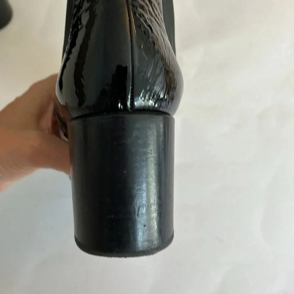RAG & BONE
Aslen black Patent Leather Chelsea  
Boots. Size 8 edgy Streetwear - Picture 6 of 15